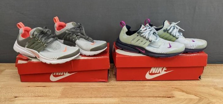 lot 26 image: 2 Pairs of Nike Presto Shoes Size Youth 6