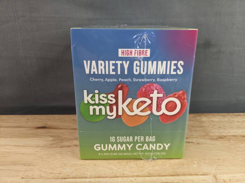 lot 66 image: Brand New Kiss My Keto High Fiber Gummy Candy