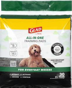 lot 69 image: Brand New Glad for Pets All-In-One Training Pads - 30 XL Pads