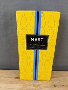 lot 74 image: Brand New Nest New York Amalfi Lemon & Mint Reed Diffuser $62.00 Retail