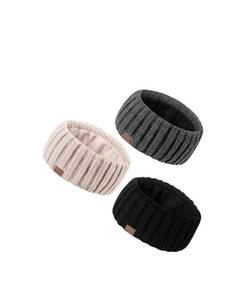 lot 77 image: 3 Brand New MUTKIS Winter Headbands for Women