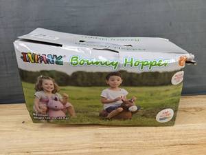 lot 84 image: Brand New Inpany Infant Cow Bouncy Hopper with Pump Incl. (Black & White)