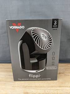 lot 53A image: Brand New Vornado Flippi V6 Personal Air Circulator, Black