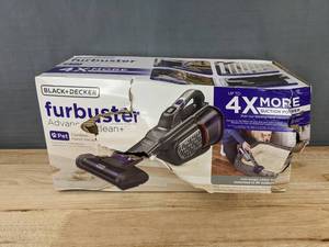 lot 80 image: New BlackDecker Furbuster AdvancedClean Cordless Hand Vacuum