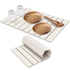 lot 123 image: Brand New Stone Dish Drying Mat for Kitchen