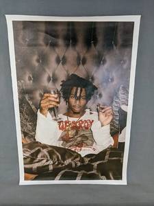 lot 130 image: Brand New Playboi Carti 12 x 18 Canvas Poster