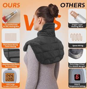 lot 145 image: Brand New AmberShine Neck & Shoulder Gray Heating Pad
