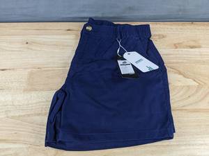 lot 148A image: Brand New AimPACT Mens Navy Blue Elastic Waist Shorts, Medium