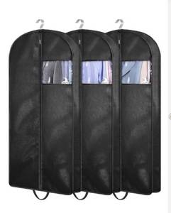 lot 159A image: 3 Brand New Kimbora 43 Black Suit Bags for Travel