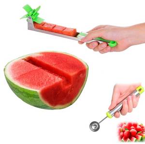lot 161 image: Brand New Watermelon Slicer & Ball Scoop Kitchen Gadget Set