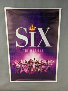 lot 195 image: Brand New SIX The Musical Canvas Poster - 12 x 18