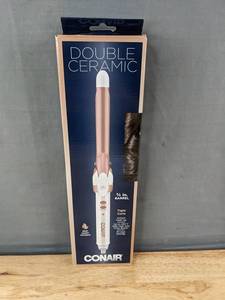 lot 40K image: Brand New 34 Conair Double Ceramic Curling Iron