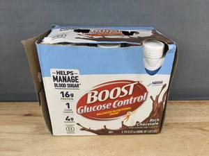 lot 53K image: 6 Brand New Boost Glucose Control Rich Chocolate Nutritional Drink