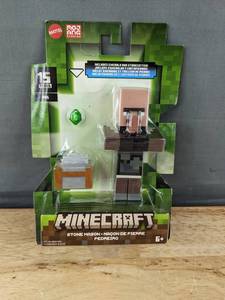 lot 41C image: Brand New Minecraft Mattel Stone Mason Figure