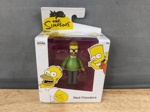lot 46C image: Brand New The Simpsons Ned Flanders Action Figure