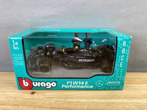 lot 36K image: Brand New Bburago F1 W14 E Performance 143 Die-Cast Car - Mercedes AMG Petronas