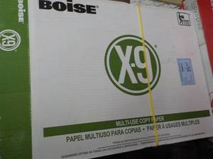 lot 9 image: Boise X9 White 5000 Sheets 8.5 x 11...