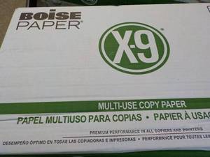 lot 11 image: Boise X9 White 2500 Sheets 11 x 11...
