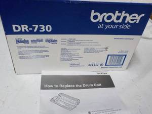 lot 25 image: Brother DR-730 Ink and Toner...