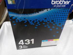 lot 26 image: Brother 431-3 Pack Ink Cartridge...