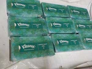 lot 36 image: 9 Boxes Kleenex Facial Tissues...