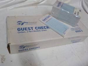 lot 61 image: Pro Source 2500 Guest Checks Carbon...