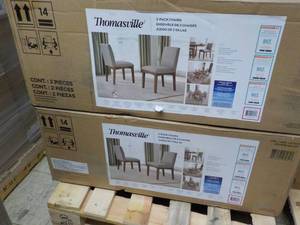 lot 75 image: Set of 4 Thomasville Dining Chairs...