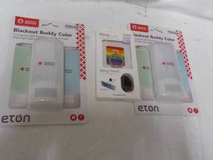 lot 93 image: Emergency LED Flashlight and 1 Ring...