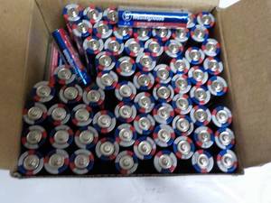lot 104 image: 72 or so Westinghouse AA Batteries...