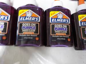 lot 111 image: 20 Elmers 4 oz School Glue...