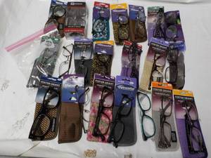 lot 115 image: 24 pair Reading Glasses - various s...