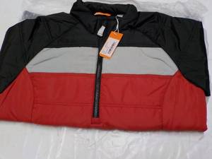 lot 120 image: C-Buk Zip Up Front RedGreyBlack J...