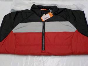 lot 122 image: C-Buk Zip Up Front RedGreyBlack J...