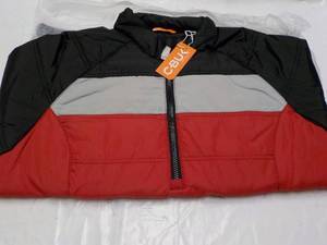 lot 123 image: C-Buk Zip Up Front RedGreyBlack J...