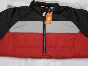 lot 124 image: C-Buk Zip Up Front RedGreyBlack J...