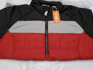 lot 126 image: C-Buk Zip Up Front RedGreyBlack J...