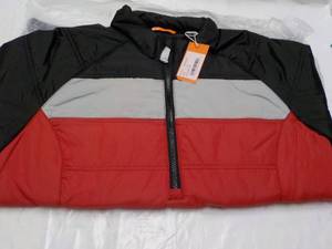 lot 127 image: C-Buk Zip Up Front RedGreyBlack J...