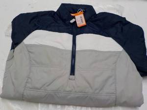 lot 128 image: C-Buk Zip Up Front GreyWhiteNavy ...