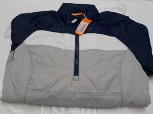lot 129 image: C-Buk Zip Up Front GreyWhiteNavy ...