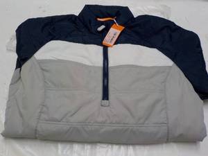lot 130 image: C-Buk Zip Up Front GreyWhiteNavy ...