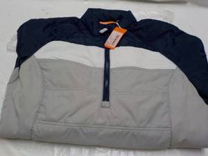 lot 133 image: C-Buk Zip Up Front GreyWhiteNavy ...
