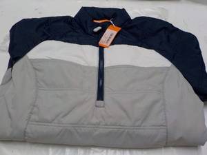lot 134 image: C-Buk Zip Up Front GreyWhiteNavy ...