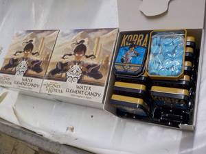 lot 154 image: 3 Boxes The Legend of Korra Water E...