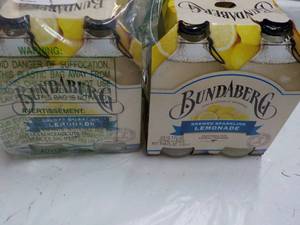 lot 236 image: 2 Bundaberg Sparkling 4 packs Lemon...