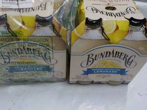 lot 237 image: 2 Bundaberg Sparkling 4 packs Lemon...