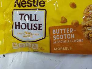 lot 244 image: 5 Bags Nestle Butterscotch 11 oz Mo...