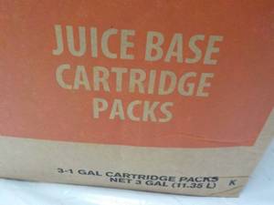 lot 253 image: Case of 3 Juice Base 1 Gallon Jugs ...