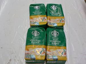 lot 175 image: 4 Starbucks Decaf Veranda Blend Gro...