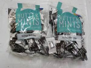 lot 180 image: 2 Bags Vintage Birthday Butter Mint...