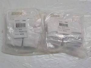 lot 203 image: 12 pair size 2T-3T Triple Roll Whit...